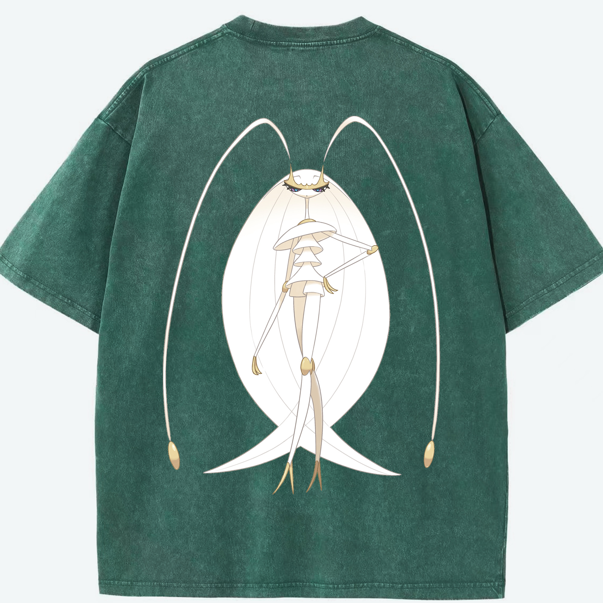 （画像用） ポケットモンスター Pokémon 綿100% ヴィンテージ風 半袖Tシャツ（背面プリント）